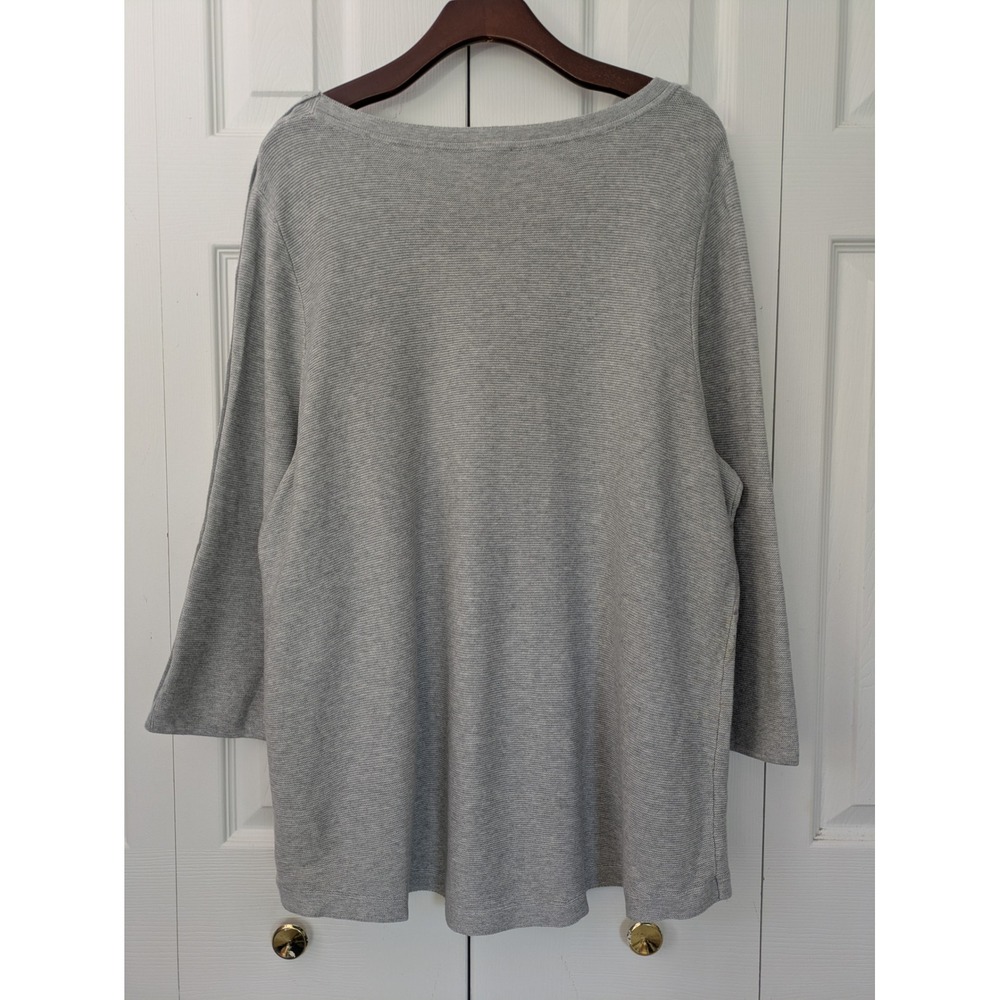 Talbots Plus Pullover Sweater Button Detail Size … - image 4